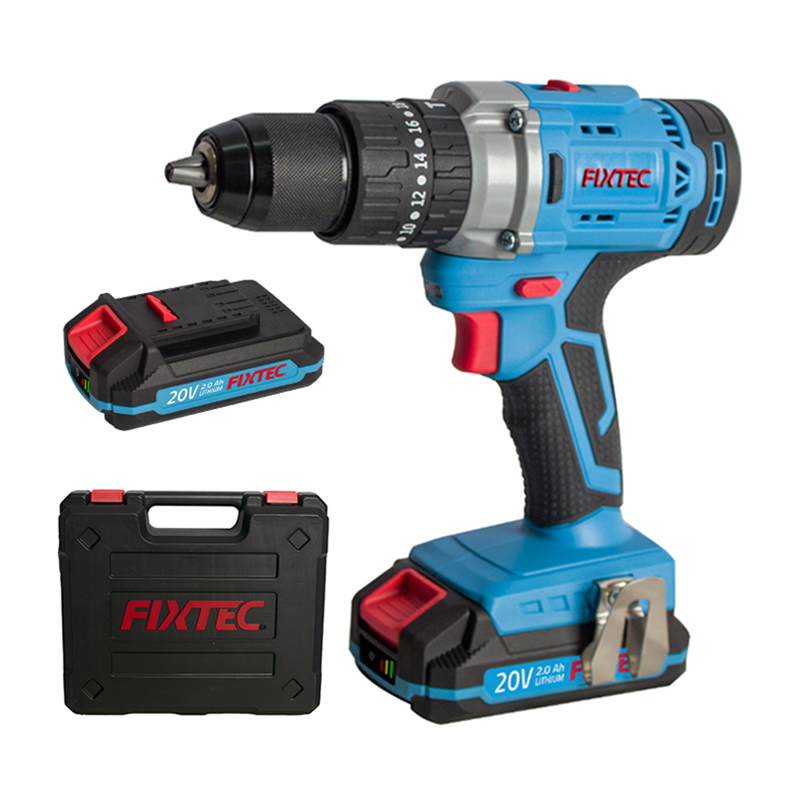 DCA Perceuse à Percussion Sans Fil 20V Brushless - 55Nm, Mandrin Métal 13mm, Batterie 2.0Ah, Compacte Et Puissante Avec 18+2 Réglages